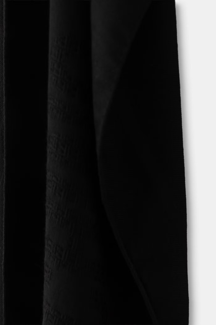 Moschino szalik męski z wełną M5907.50249 czarny AW26
