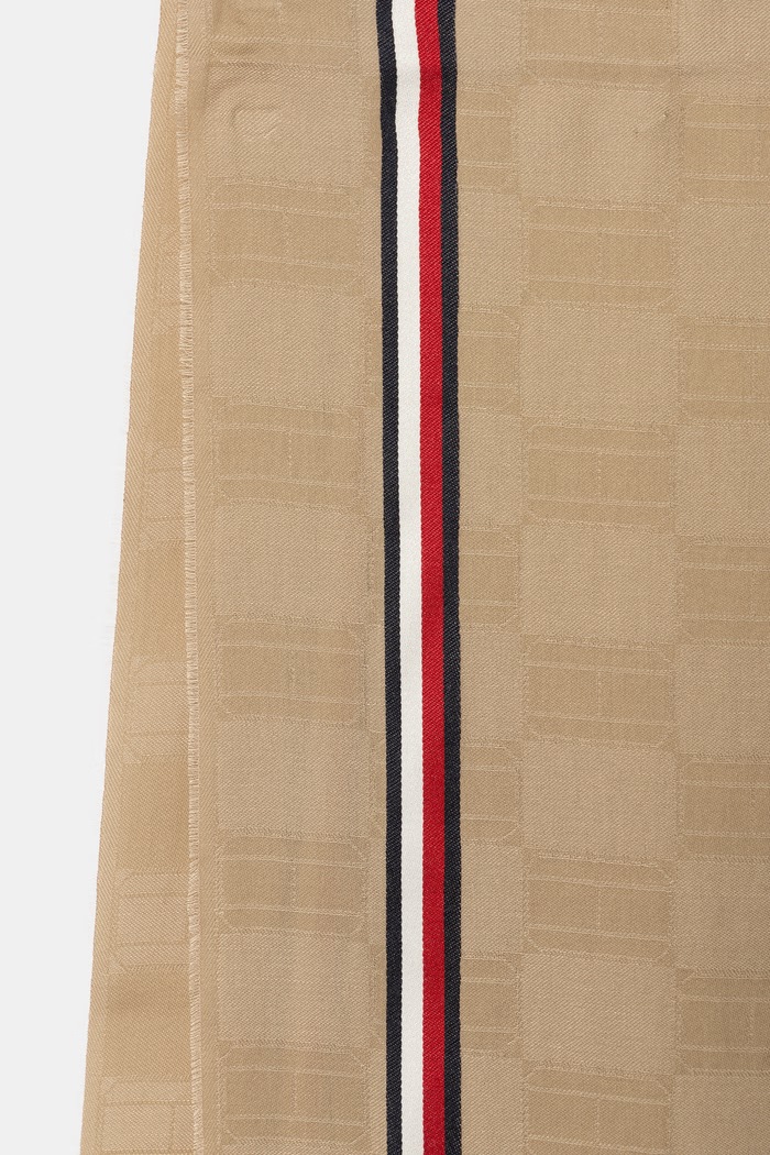 Tommy Hilfiger pánsky šál AM0AM14513 béžová AW26