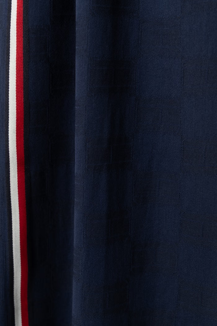 Tommy Hilfiger šál pánsky AM0AM14513 tmavomodrá AW26