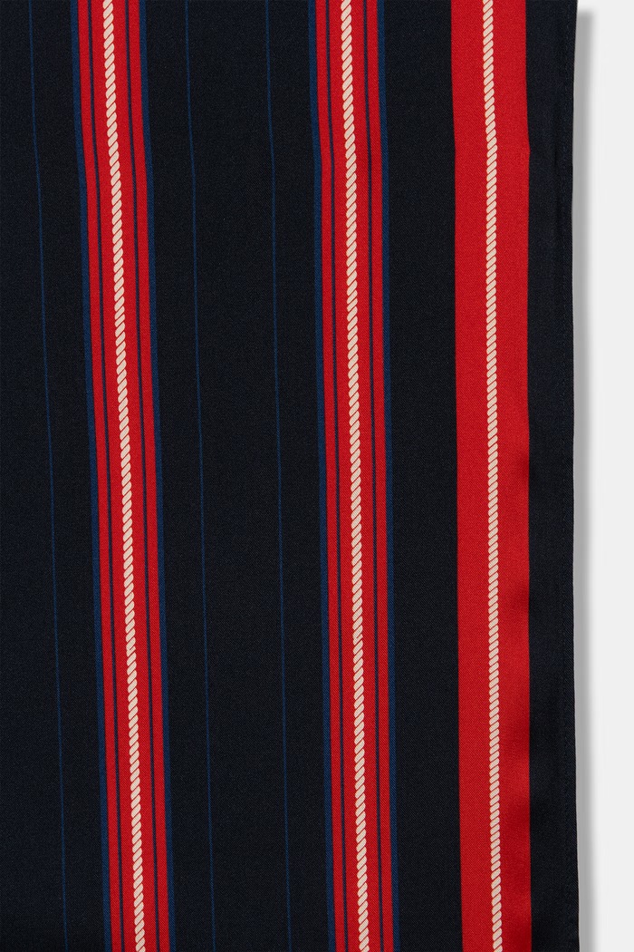 Tommy Hilfiger šatka pánska hodvábna AM0AM14315 tmavomodrá AW26