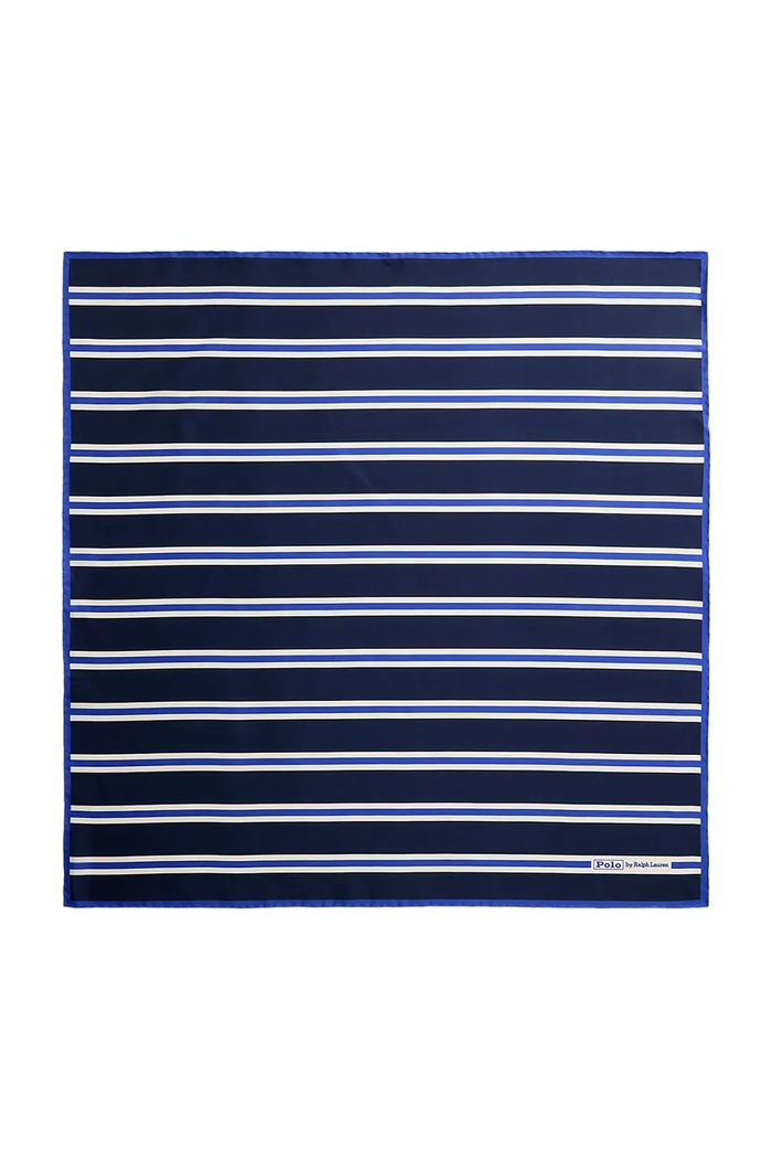 Polo Ralph Lauren apaszka męska jedwabna 712B18723 granatowy AW26