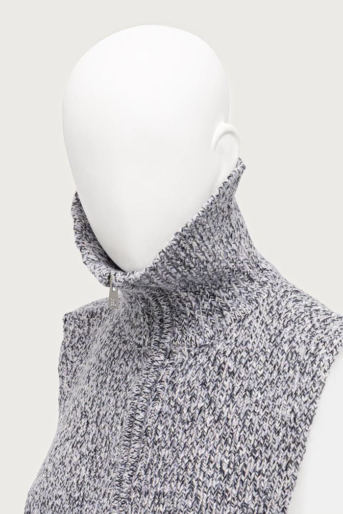 Akcesoria Maison Kitsuné Komin z wełną MRUAT03KT1218 szary
