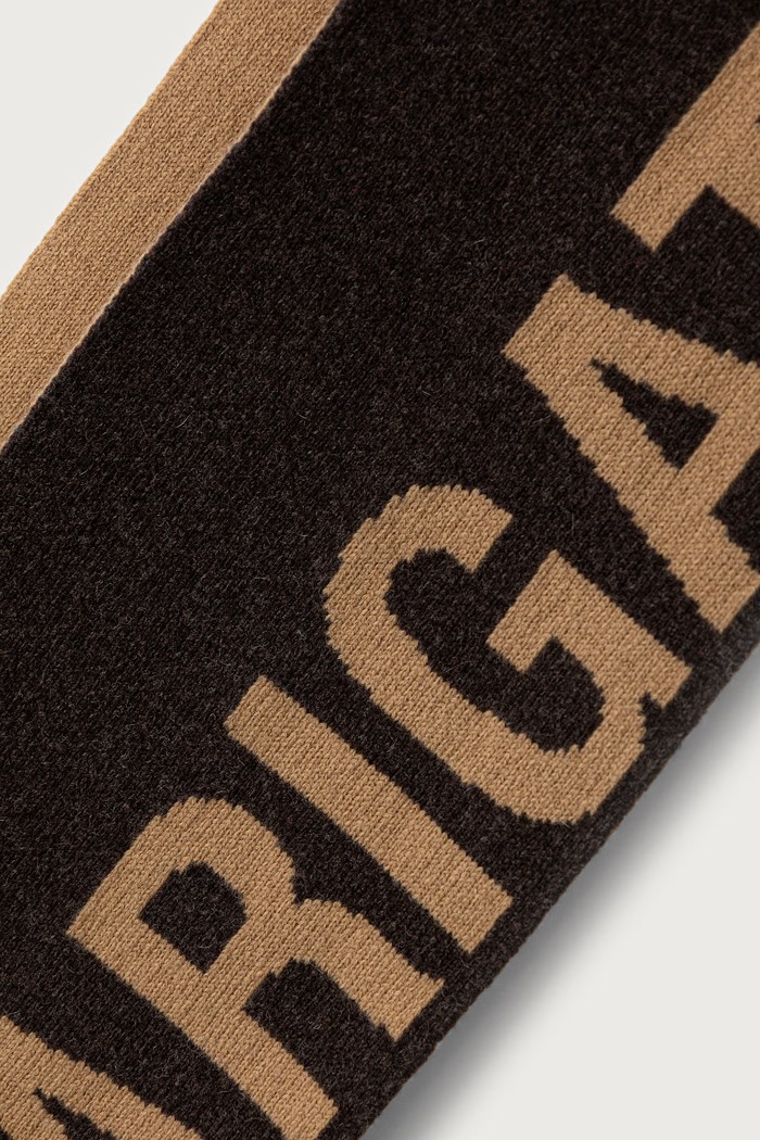 Axel Arigato Szalik z wełną X4244001 brązowy AW26