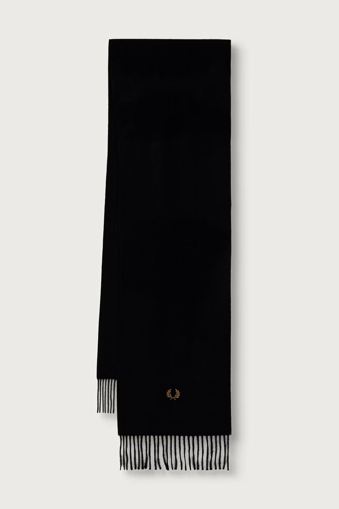 Fred Perry Szalik wełniany czarny C3320.102