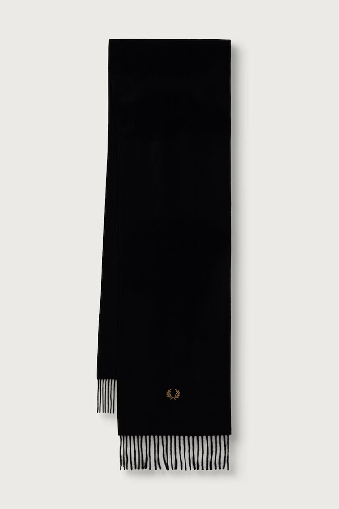 Fred Perry Szalik wełniany czarny C3320.102
