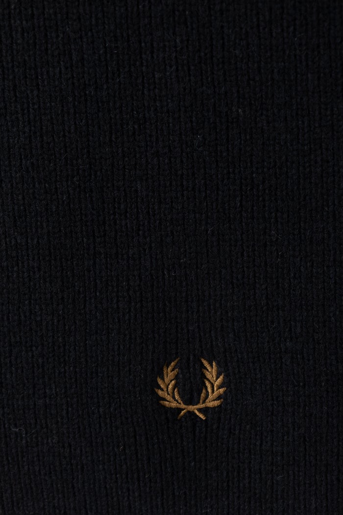 Akcesoria Fred Perry Szalik wełniany C3307.102 czarny