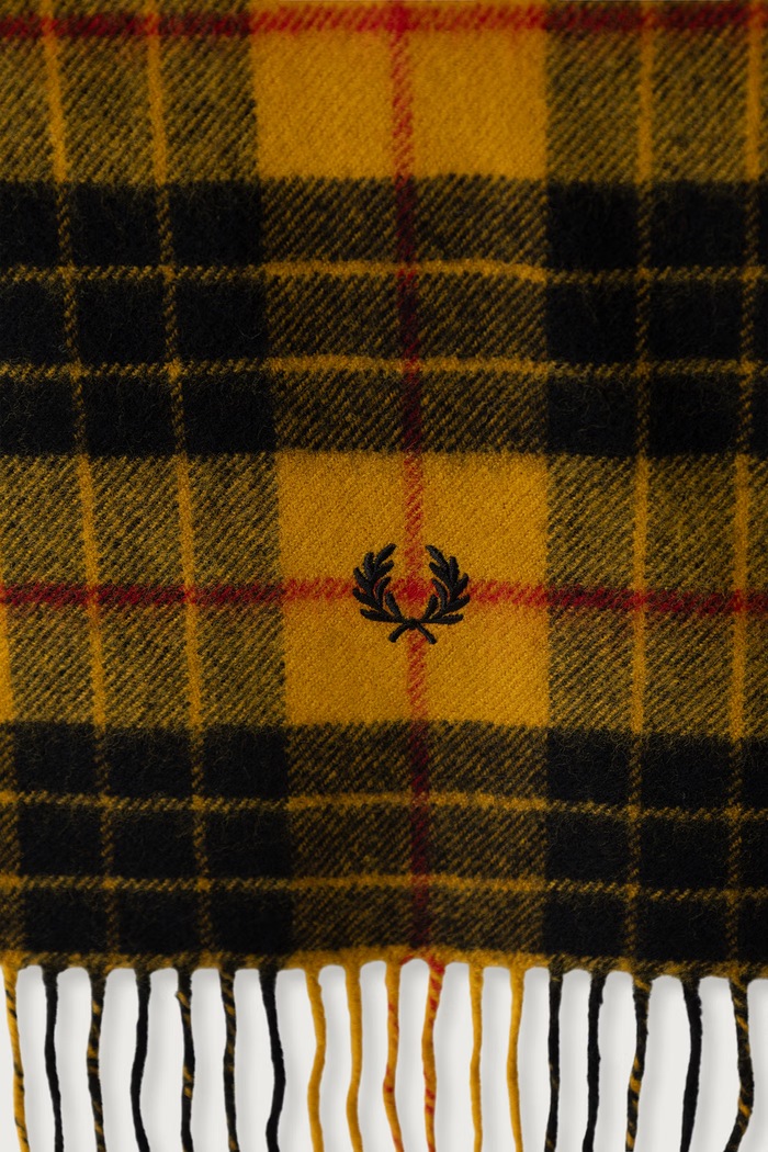 Akcesoria Fred Perry Szalik wełniany C3338.480 czarny