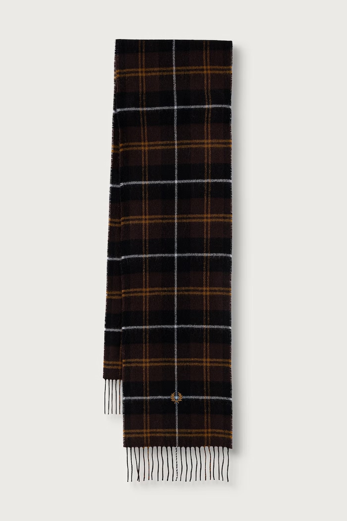 Fred Perry Szalik wełniany brązowy C3339.33C