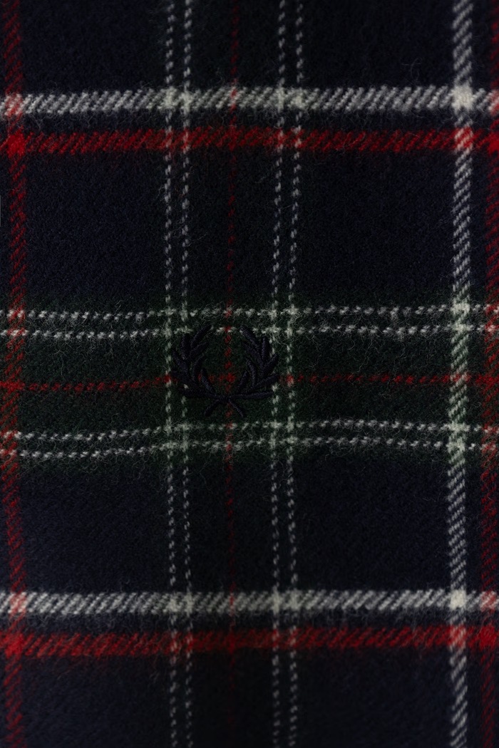 Akcesoria Fred Perry Szalik wełniany C3337.Z89 granatowy