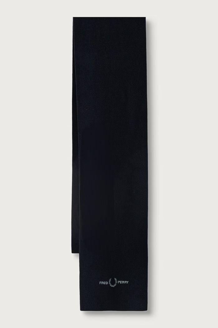 Fred Perry Szalik z bawełną granatowy C3301.Q34