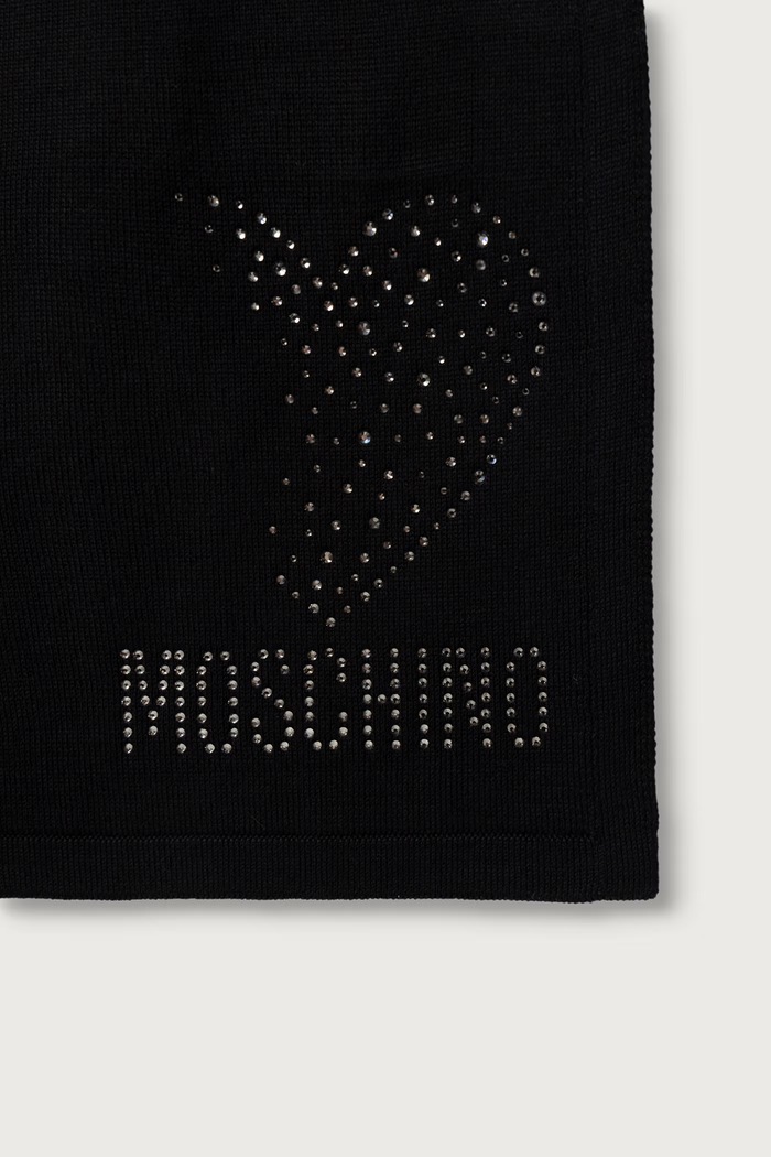 Moschino Szalik wełniany M3473.30855 czarny AW26