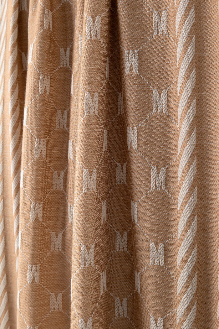 Akcesoria Moschino szalik z wełną M5922.50254 beżowy