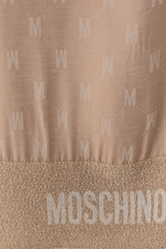 Moschino szalik M3455.30849 beżowy AW26