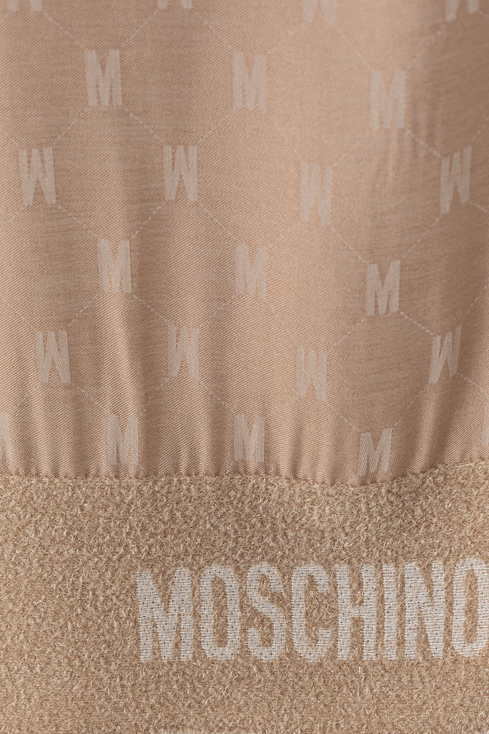 Moschino szalik M3455.30849 beżowy AW26