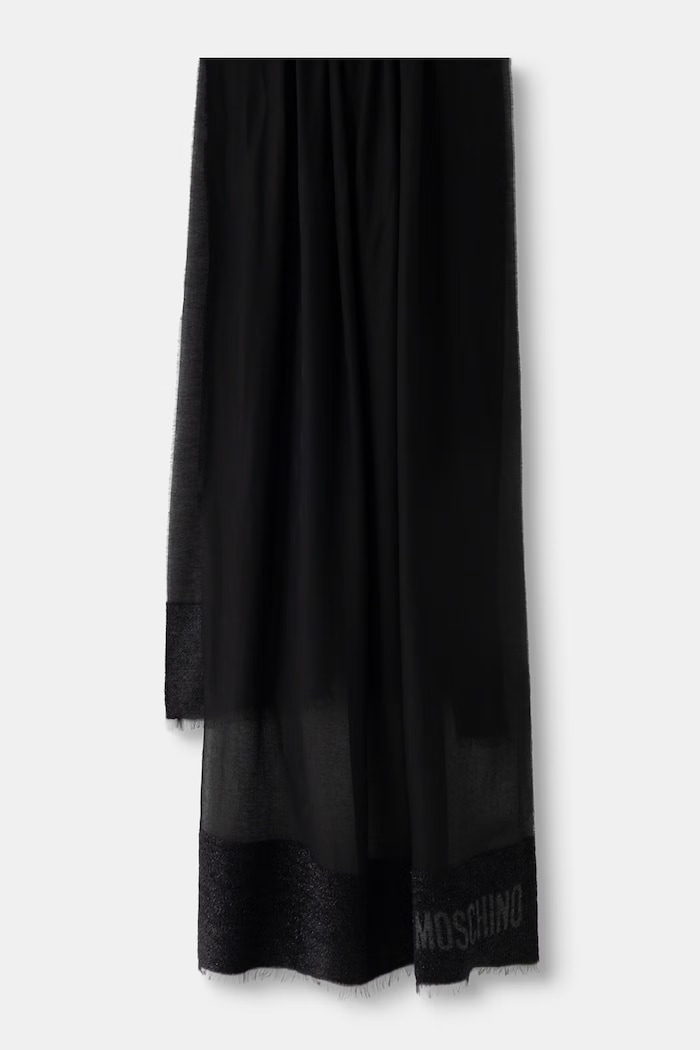 Moschino szalik czarny M3455.30849