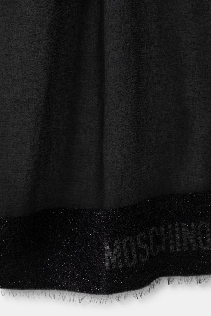 Akcesoria Moschino szalik M3455.30849 czarny