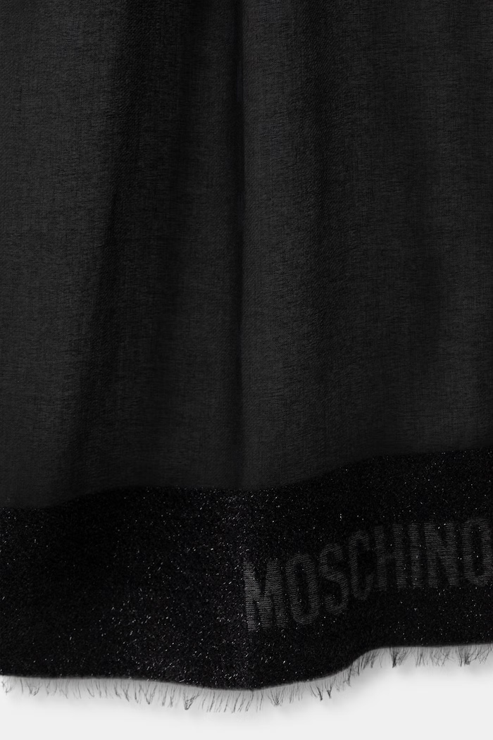Akcesoria Moschino szalik M3455.30849 czarny