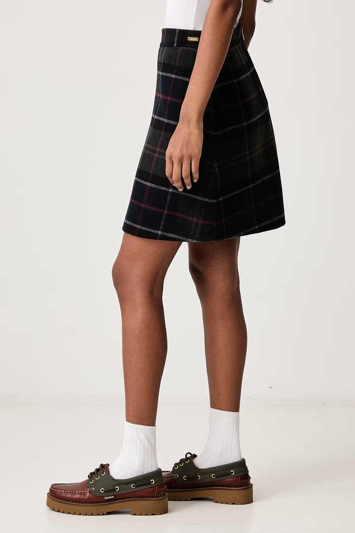 Marlow suknja s vunom Barbour LSK0180TN43 šarena