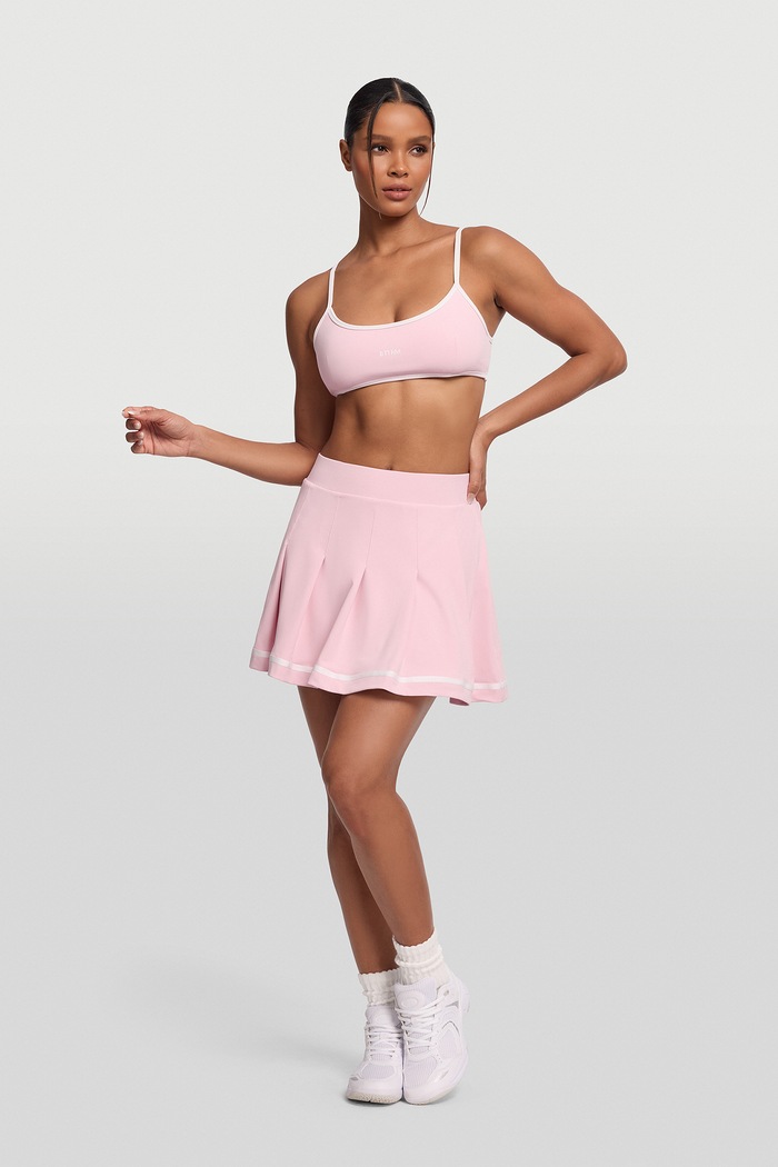 BetterMe Spódnica sportowa Pleated Tennis SKR00002 różowy AW26