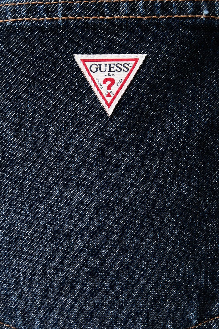 Sukňa rifľová Guess Jeans W6BD0Q.D1804 tmavomodrá