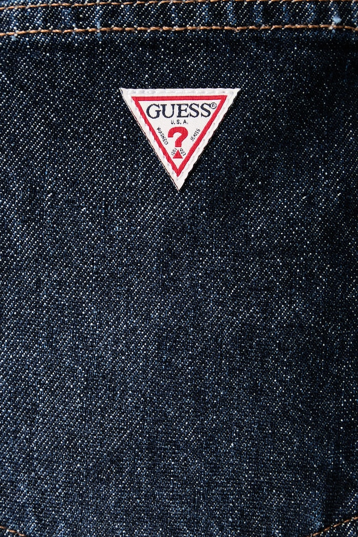 Sukňa rifľová Guess Jeans W6BD0Q.D1804 tmavomodrá