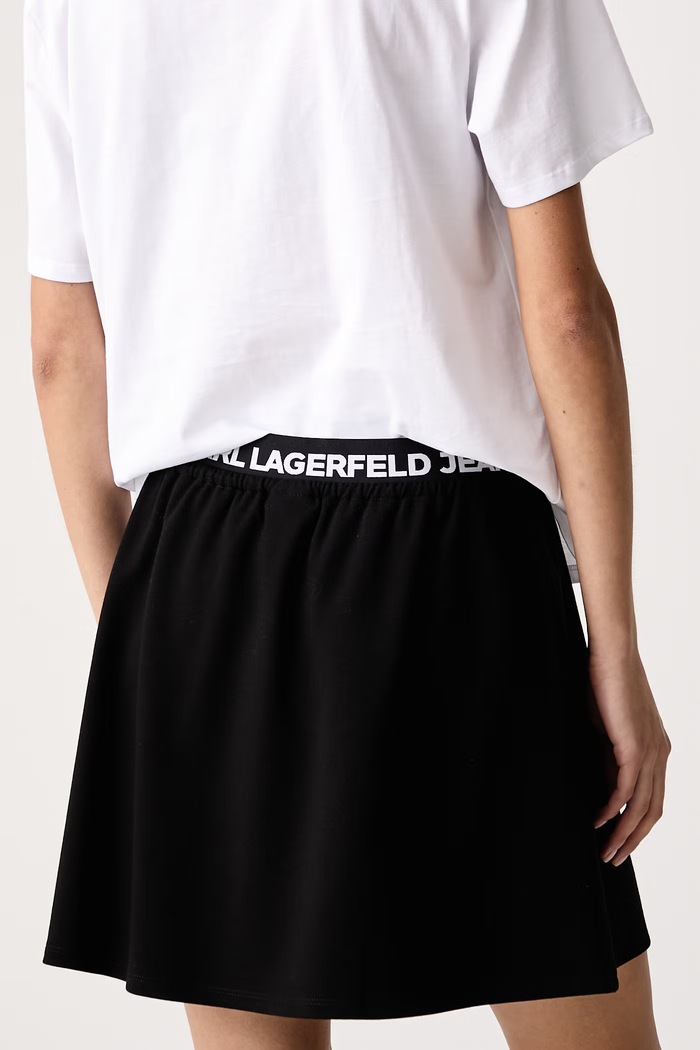 Odjeća Karl Lagerfeld Jeans Suknja s viskozom B4W12020 crna