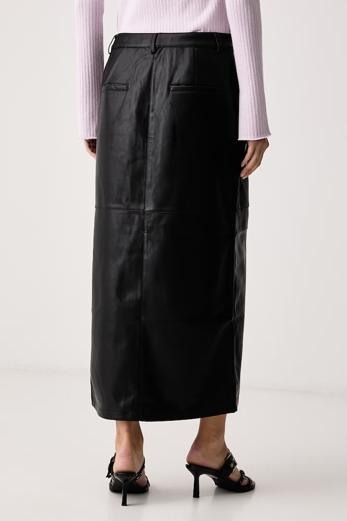 Odjeća Karl Lagerfeld Jeans Suknja od imitacije kože B4W12011 crna
