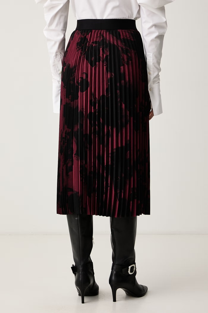 Odjeća Karl Lagerfeld Plisirana suknja B4W12003 bordo