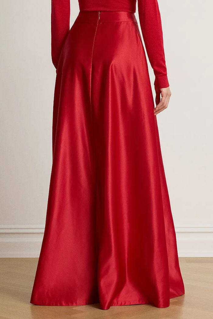 Lauren Ralph Lauren Spódnica 200B27597 czerwony AW26