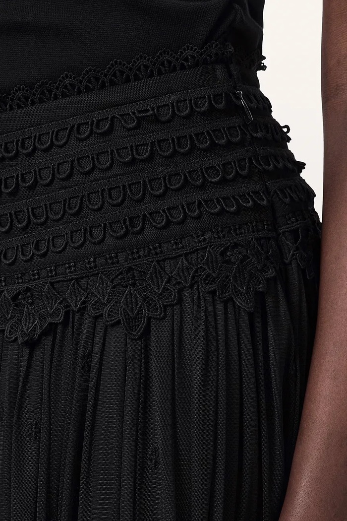 Spódnica TRIXIE LACE AllSaints W060RE czarny