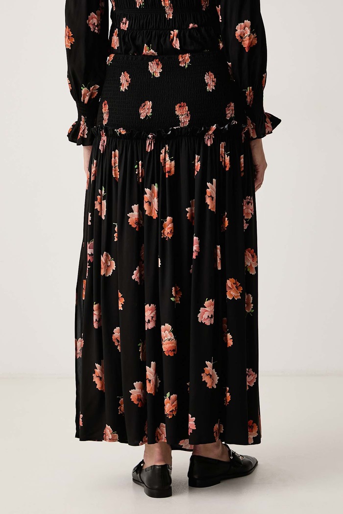 Odzież AllSaints Spódnica koronkowa LAUREN W012RF czarny