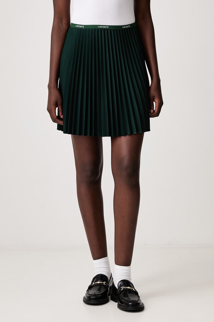 Lacoste Spódnica plisowana zielony JF1403.YZP