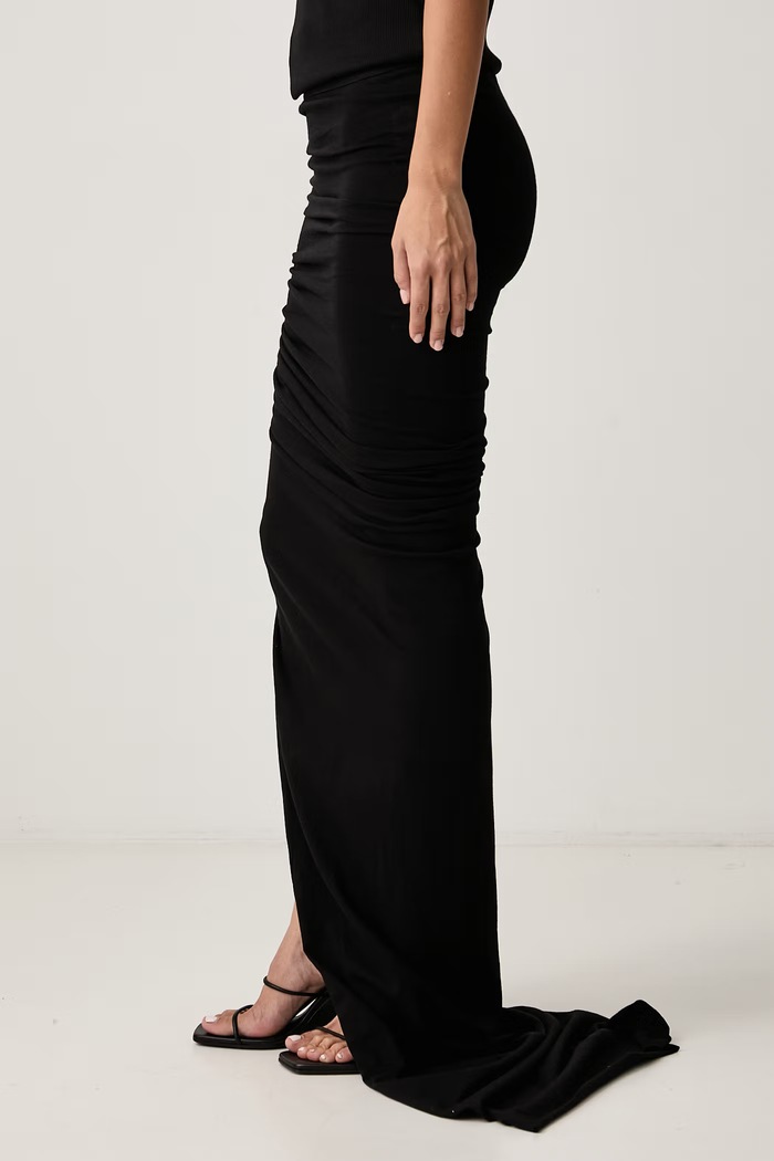 Soft Edfu suknja od pamuka Rick Owens DRKSHDW DS02F6337.RN crna