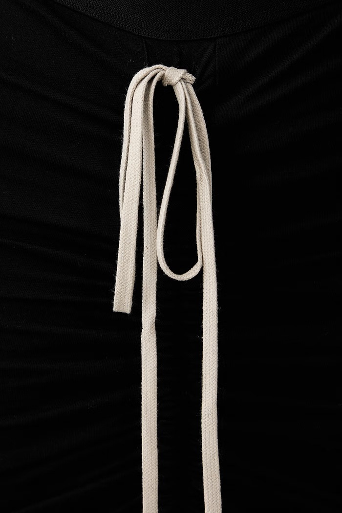 Soft Edfu pencil suknja od pamuka Rick Owens DRKSHDW crna DS02F6334.RN