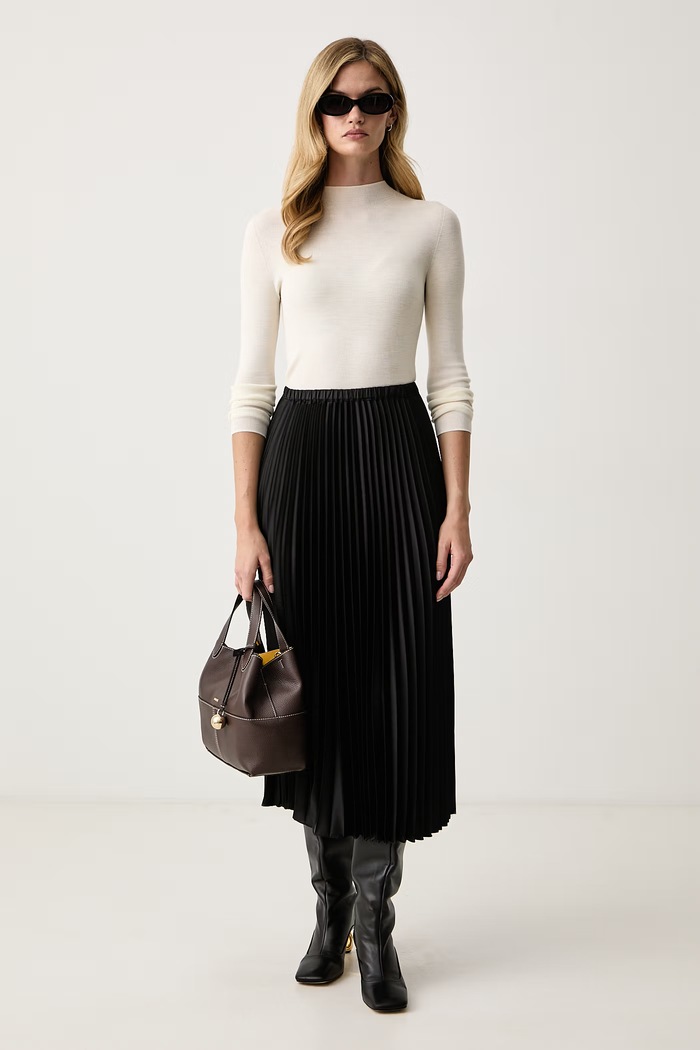 Marella Плісирована спідниця Emme by Marella 2625106051200 чорний AW26