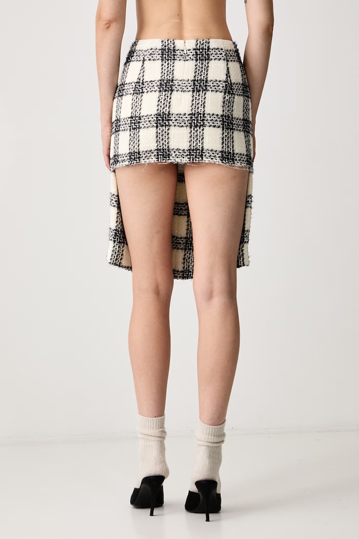 Odzież Vetements Spódnica z wełną WH27SK027WC beżowy