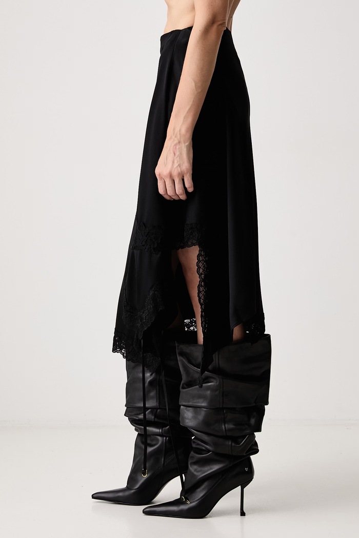 Reworked Slip spódnica Vetements WH27SK128B czarny