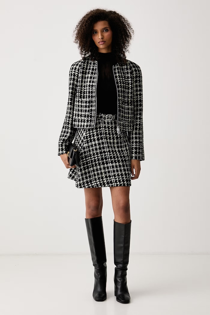HUGO Spódnica Rinuna-1 50571482 czarny AW26