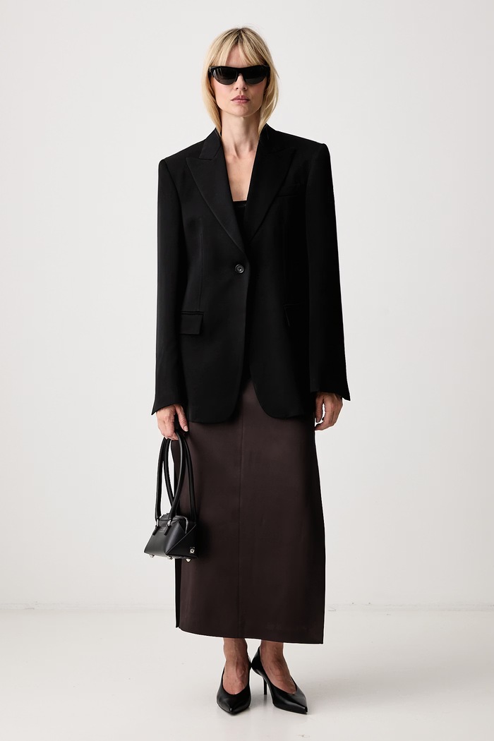 Sportmax Oblare пола с ацетат 2622106041600 кафяв AW26