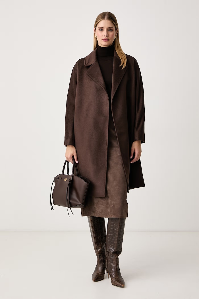 Weekend Max Mara Spódnica zamszowa WKDPALMI 2625406012600 brązowy AW26