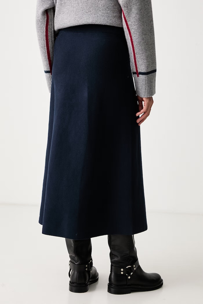 Oblečenie Tommy Hilfiger Sukňa s bavlnou WW0WW51966 tmavomodrá