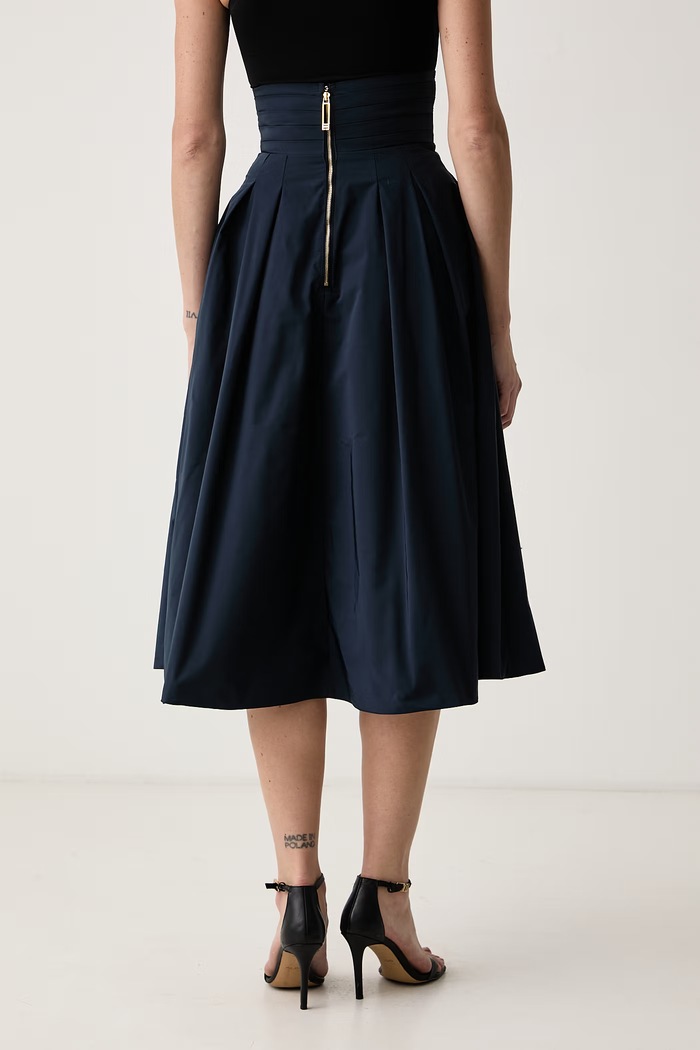 Odzież Elisabetta Franchi Spódnica GO22767E2 granatowy
