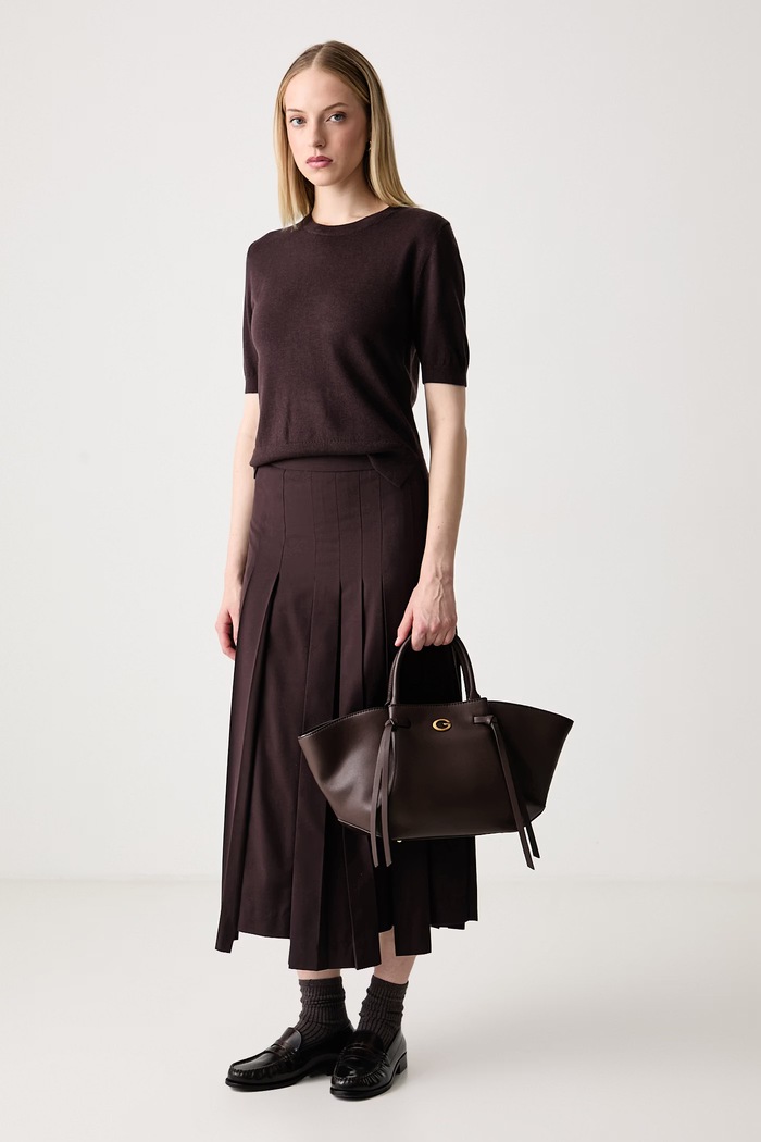 Sisley Пола с добавена вълна 48Z8L003P кафяв AW26