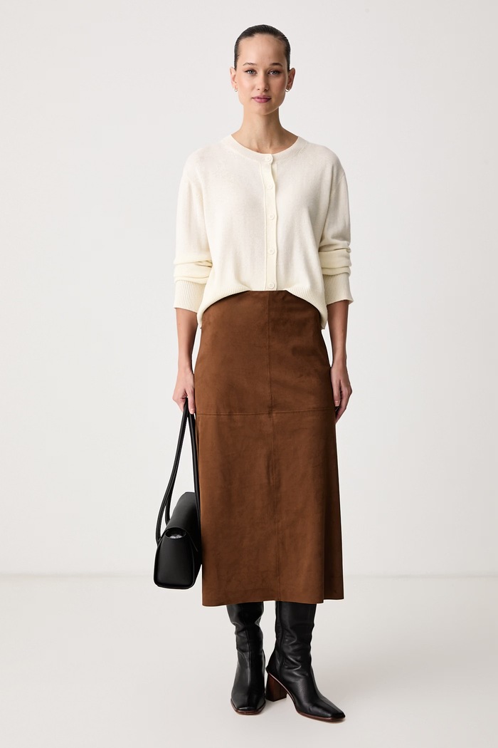 United Colors of Benetton Пола 4WUHD0062 кафяв AW26