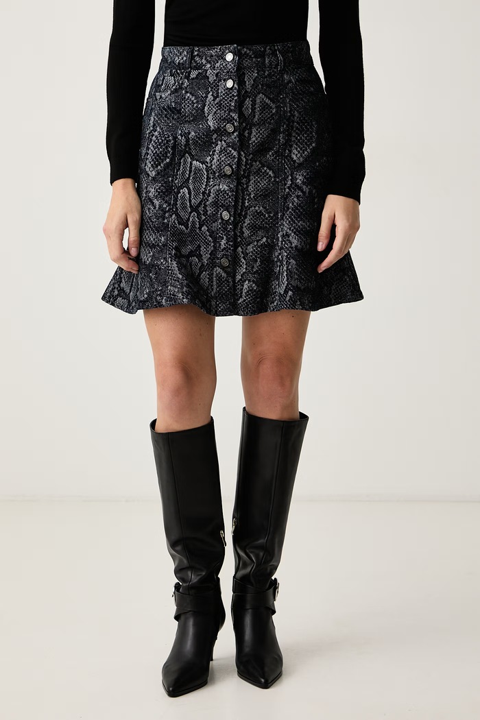 Trussardi Spódnica jeansowa granatowy 1400A000695N