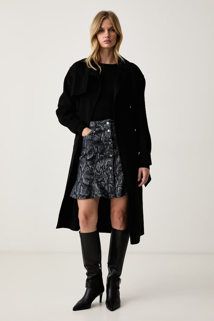 Trussardi Spódnica jeansowa 1400A000695N granatowy AW26