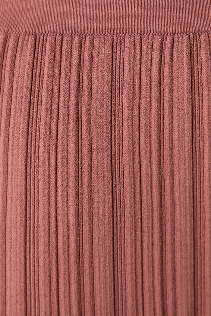 Weekend Max Mara spódnica plisowana z wiskozą WKDGHIGLIA różowy 2625306011600