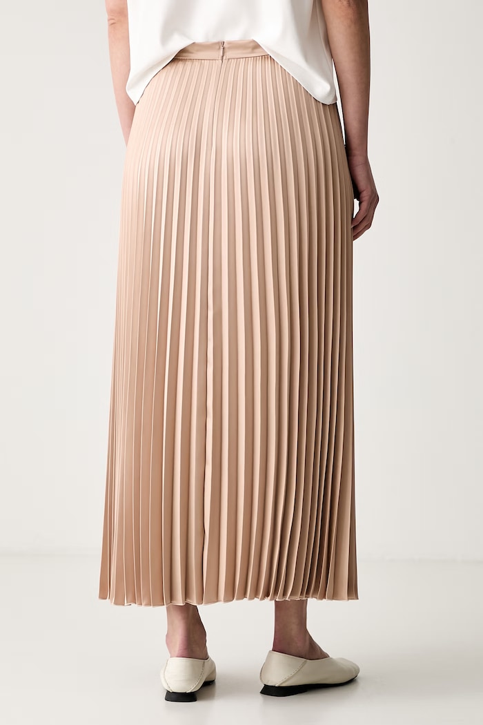 Odzież Weekend Max Mara spódnica plisowana WKDNICCHIA 2625106031600 beżowy