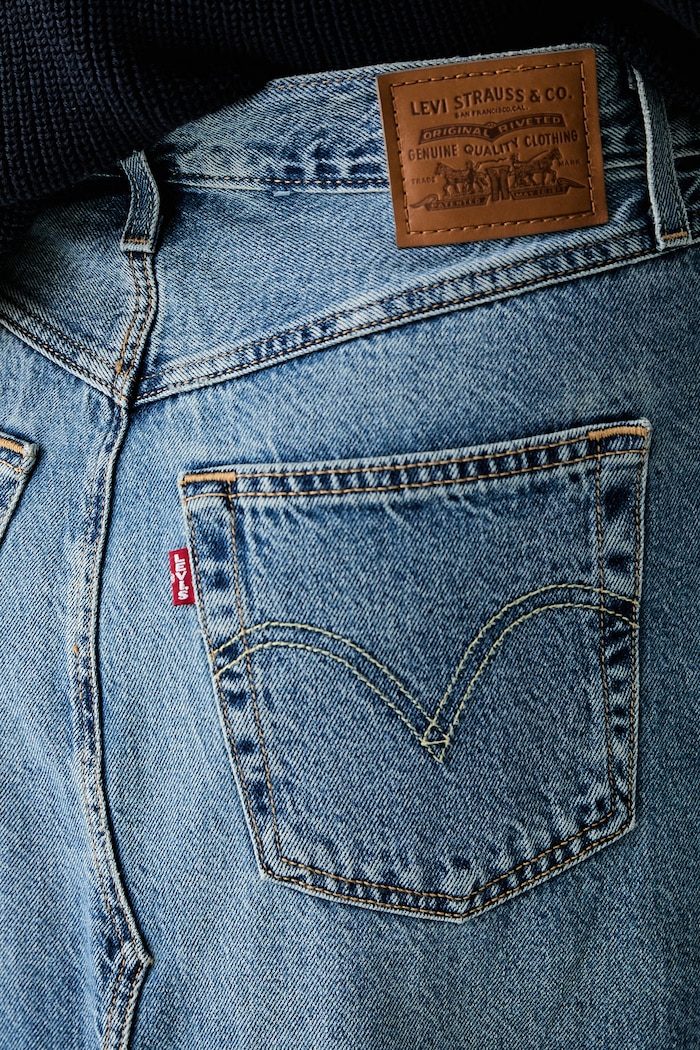 Φούστα ντένιμ DECON SLIT MIDI Levi's 008AF μπλε