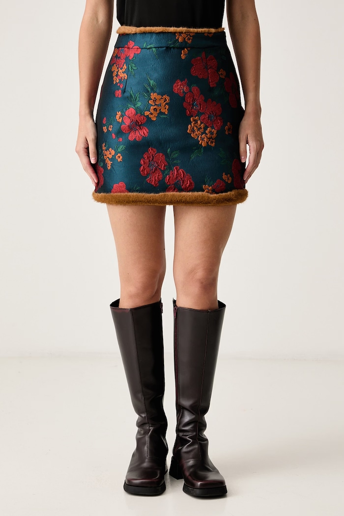 Essentiel Antwerp Spódnica Kabocha Kabocha.BA08 brązowy AW26